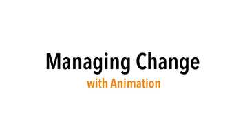 Free download Managing Change with Animation video and edit with RedcoolMedia movie maker MovieStudio video editor online and AudioStudio audio editor onlin