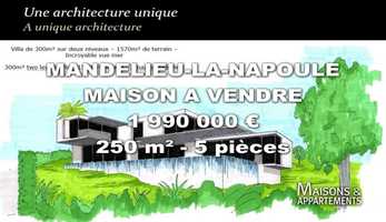 Free download MANDELIEU-LA-NAPOULE - MAISON A VENDRE - 2 205 000  - 300 m - 5 pices video and edit with RedcoolMedia movie maker MovieStudio video editor online and AudioStudio audio editor onlin