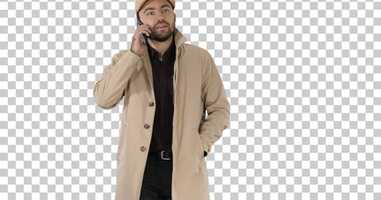 Free download Man dressed in trench making business, Alpha Channel | Stock Footage - Envato elements video and edit with RedcoolMedia movie maker MovieStudio video editor online and AudioStudio audio editor onlin