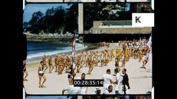 Free download Manly Beach Carnival, 1950s Sydney, Australia, HD video and edit with RedcoolMedia movie maker MovieStudio video editor online and AudioStudio audio editor onlin