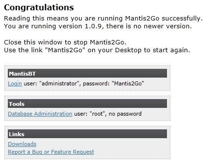 Download web tool or web app Mantis2Go Download web tool or web app Mantis2Go
