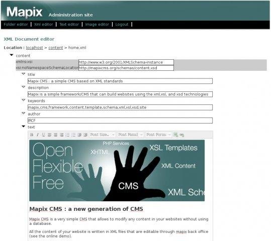Download web tool or web app Mapix CMS Download web tool or web app Mapix CMS