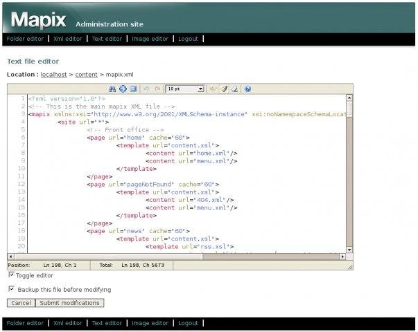 Download web tool or web app Mapix CMS Download web tool or web app Mapix CMS