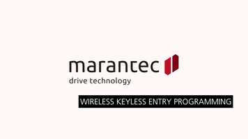 Free download Marantec Wireless Keyless Entry Programming video and edit with RedcoolMedia movie maker MovieStudio video editor online and AudioStudio audio editor onlin