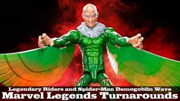 Free download Marvel Legends Cosmic Ghost Rider and Squirrel Girl Turnarounds plus Spider-Man Demogoblin Wave Hasbro video and edit with RedcoolMedia movie maker MovieStudio video editor online and AudioStudio audio editor onlin