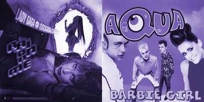 Free download MASHUP: Lady Gaga  Ariana Grande vs. Aqua - Rain On Barbie Girl video and edit with RedcoolMedia movie maker MovieStudio video editor online and AudioStudio audio editor onlin