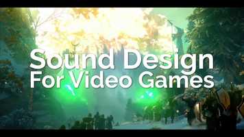 Free download MA Sound Design for Video Games Trailer video and edit with RedcoolMedia movie maker MovieStudio video editor online and AudioStudio audio editor onlin