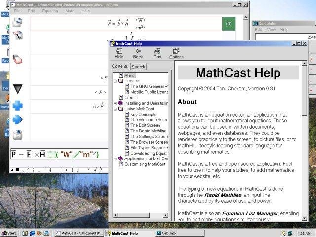 Download web tool or web app MathCast Equation Editor Download web tool or web app MathCast Equation Editor