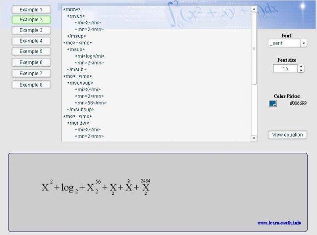 Download web tool or web app MathML Formula for Flash Download web tool or web app MathML Formula for Flash