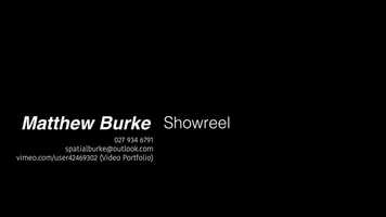 Free download Matthew Burke / Showreel video and edit with RedcoolMedia movie maker MovieStudio video editor online and AudioStudio audio editor onlin