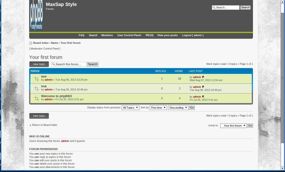 Download web tool or web app MaxSap -PhpBB Style Download web tool or web app MaxSap -PhpBB Style