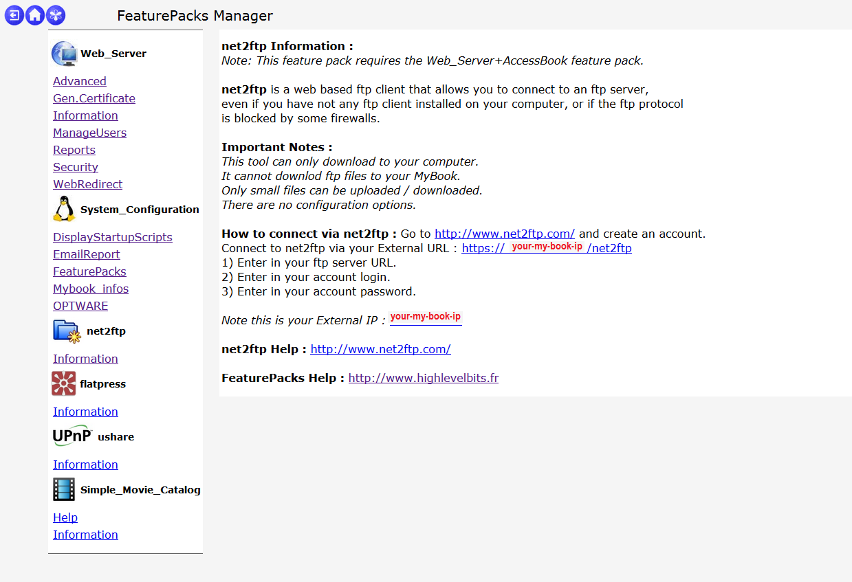 Download web tool or web app MBWE, MyBookLive  MyCloud scripts