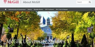 Free download McGill University Studies video and edit with RedcoolMedia movie maker MovieStudio video editor online and AudioStudio audio editor onlin