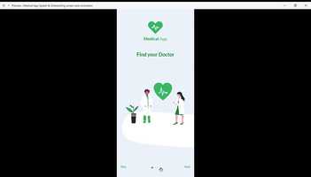 Free download Medical App Splash  Onboarding screen auto animation video and edit with RedcoolMedia movie maker MovieStudio video editor online and AudioStudio audio editor onlin
