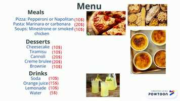 Free download Menu Isabella Moreno G 5A video and edit with RedcoolMedia movie maker MovieStudio video editor online and AudioStudio audio editor onlin