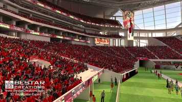 Free download Mercedes-Benz Stadium- Atlanta Falcon Stadium , USA video and edit with RedcoolMedia movie maker MovieStudio video editor online and AudioStudio audio editor onlin