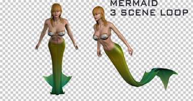 Free download Mermaid Swimming - 3 Scene | Motion Graphics - Envato elements video and edit with RedcoolMedia movie maker MovieStudio video editor online and AudioStudio audio editor onlin