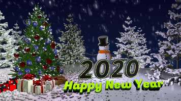Free download Merry Christmas Greeting and Happy New Year 2020 video and edit with RedcoolMedia movie maker MovieStudio video editor online and AudioStudio audio editor onlin