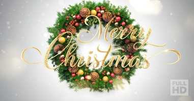 Free download Merry Christmas Text Animation (Mistletoe Wreath) | Motion Graphics - Envato elements video and edit with RedcoolMedia movie maker MovieStudio video editor online and AudioStudio audio editor onlin
