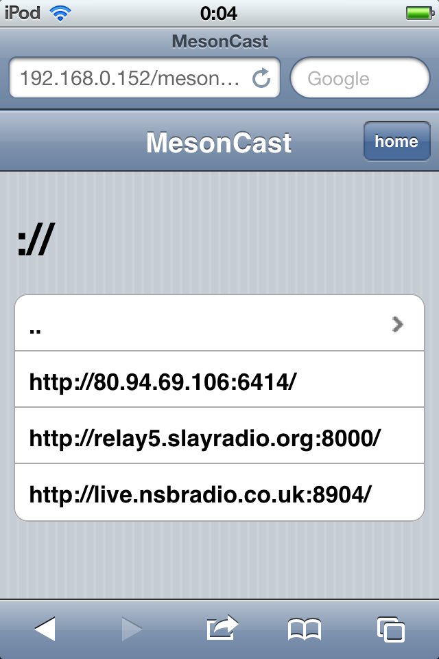 Download web tool or web app MesonCast
