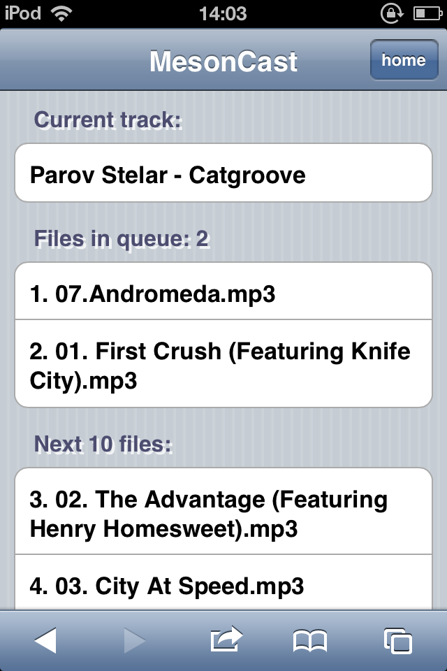 Download web tool or web app MesonCast