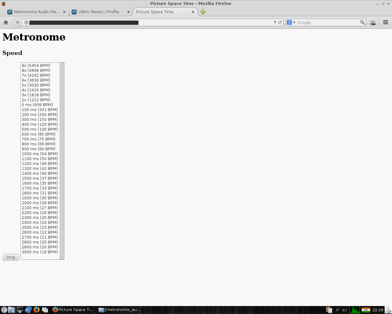 Download web tool or web app Metronome Audio Files