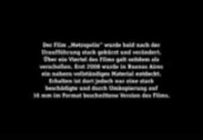 Free download Metropolis video and edit with RedcoolMedia movie maker MovieStudio video editor online and AudioStudio audio editor onlin