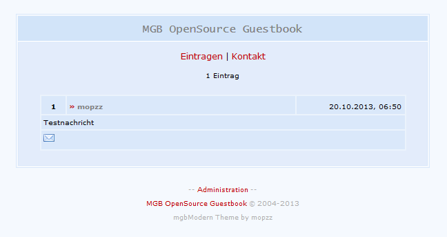 Download web tool or web app MGB OpenSource Guestbook Download web tool or web app MGB OpenSource Guestbook