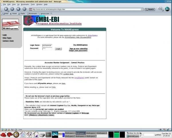 Download web tool or web app MIAMExpress