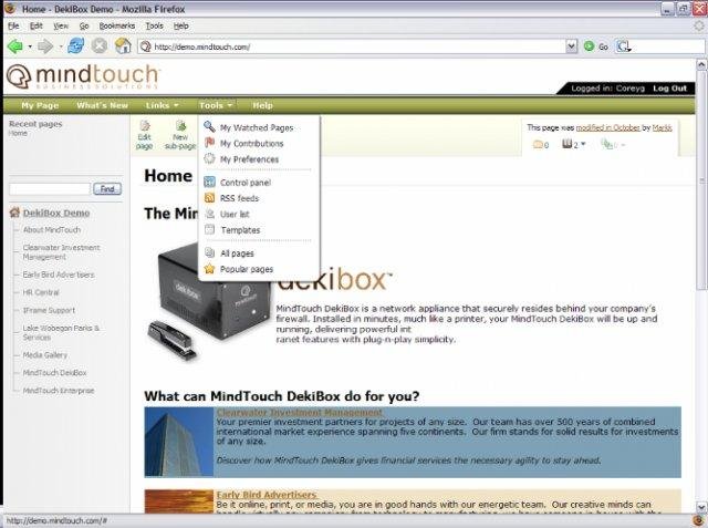 Download web tool or web app MindTouch (frmly deki wiki) Download web tool or web app MindTouch (frmly deki wiki)