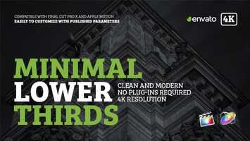 Free download Minimal Lower Thirds for FCP X Motion Design video and edit with RedcoolMedia movie maker MovieStudio video editor online and AudioStudio audio editor onlin