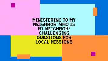Free download Ministering to My Neighbor, Part 3 video and edit with RedcoolMedia movie maker MovieStudio video editor online and AudioStudio audio editor onlin