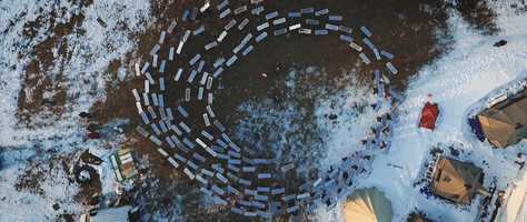 Free download Mirror Shield Project Concept artist: Cannupa Hanska Luger. River (The Water Serpent), 2016. video and edit with RedcoolMedia movie maker MovieStudio video editor online and AudioStudio audio editor onlin