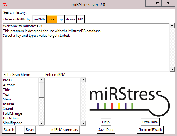 Download web tool or web app miRStress Download web tool or web app miRStress