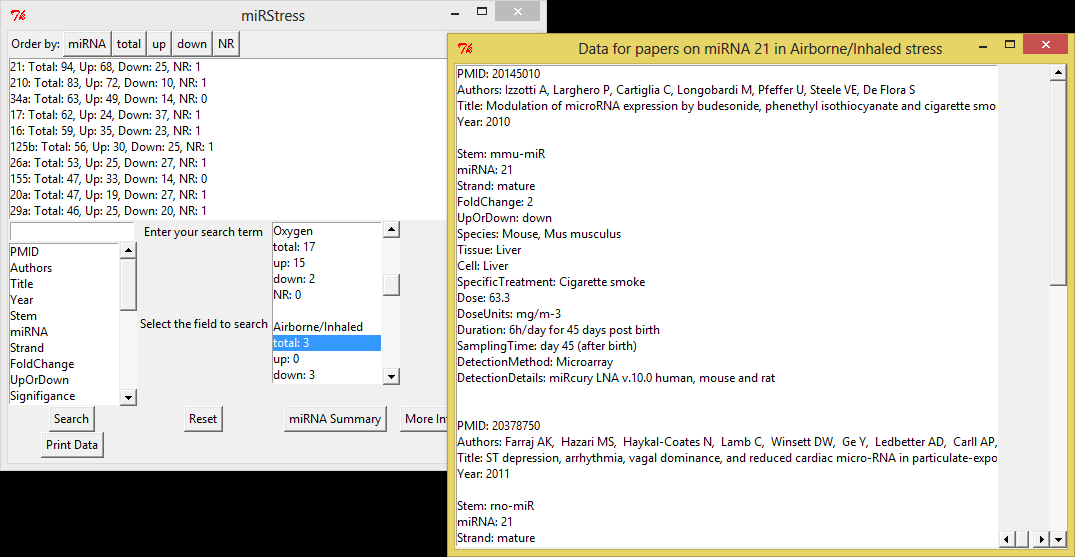 Download web tool or web app miRStress Download web tool or web app miRStress