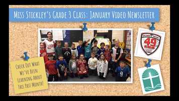 Free download Miss Stickleys January Video Newsletter video and edit with RedcoolMedia movie maker MovieStudio video editor online and AudioStudio audio editor onlin