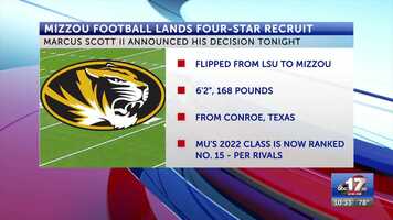 Free download Mizzou football lands commitment from four star cornerback video and edit with RedcoolMedia movie maker MovieStudio video editor online and AudioStudio audio editor onlin