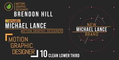 Free download Modern Clean Lower Third Motion Design video and edit with RedcoolMedia movie maker MovieStudio video editor online and AudioStudio audio editor onlin