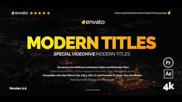 Free download Modern Promo Titles Pack 2.3 | After Effects Project Files - Videohive template video and edit with RedcoolMedia movie maker MovieStudio video editor online and AudioStudio audio editor onlin