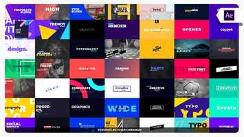 Free download Modern Titles and Typography | After Effects Template video and edit with RedcoolMedia movie maker MovieStudio video editor online and AudioStudio audio editor onlin
