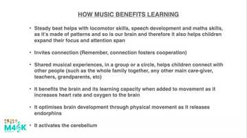 Free download Module 6 - How Music Benefits Learning video and edit with RedcoolMedia movie maker MovieStudio video editor online and AudioStudio audio editor onlin