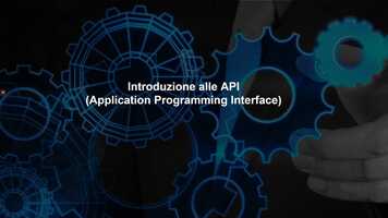Free download Modulo 1.7. Le Api (Application Programming Interface) video and edit with RedcoolMedia movie maker MovieStudio video editor online and AudioStudio audio editor onlin