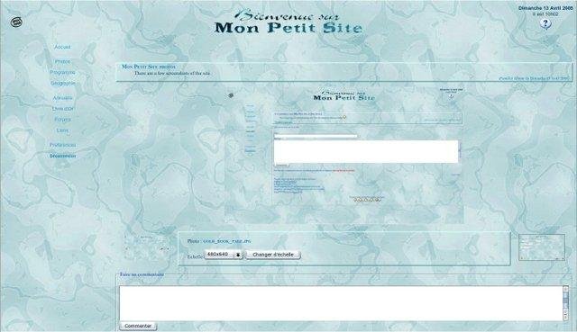 Download web tool or web app Mon petit site