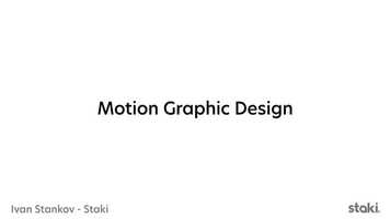 Free download Motion Design Portfolio - Staki video and edit with RedcoolMedia movie maker MovieStudio video editor online and AudioStudio audio editor onlin