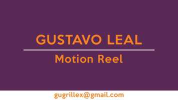 Free download Motion Reel 2019 - Gustavo Leal video and edit with RedcoolMedia movie maker MovieStudio video editor online and AudioStudio audio editor onlin