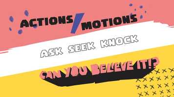 Free download Motions Video - Ask Seek Knock video and edit with RedcoolMedia movie maker MovieStudio video editor online and AudioStudio audio editor onlin