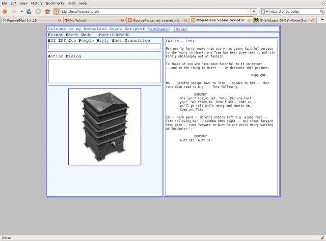 Download web tool or web app Mouseless Scene Scriptor