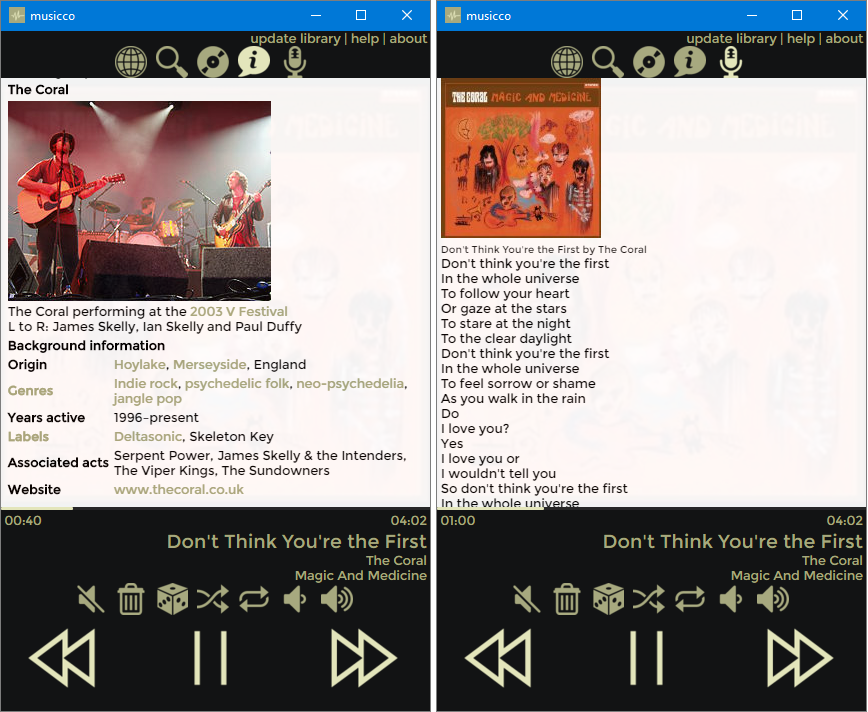 Download web tool or web app musicco