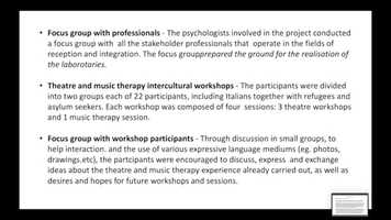 Free download Music Therapy  Acting Together #With Refugees. 480 video and edit with RedcoolMedia movie maker MovieStudio video editor online and AudioStudio audio editor onlin