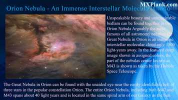 Free download MXPlank  ASTROPHYSICS - ORION NEBULA - Trapezium Cluster and Its Biggest Stars In Miniature video and edit with RedcoolMedia movie maker MovieStudio video editor online and AudioStudio audio editor onlin